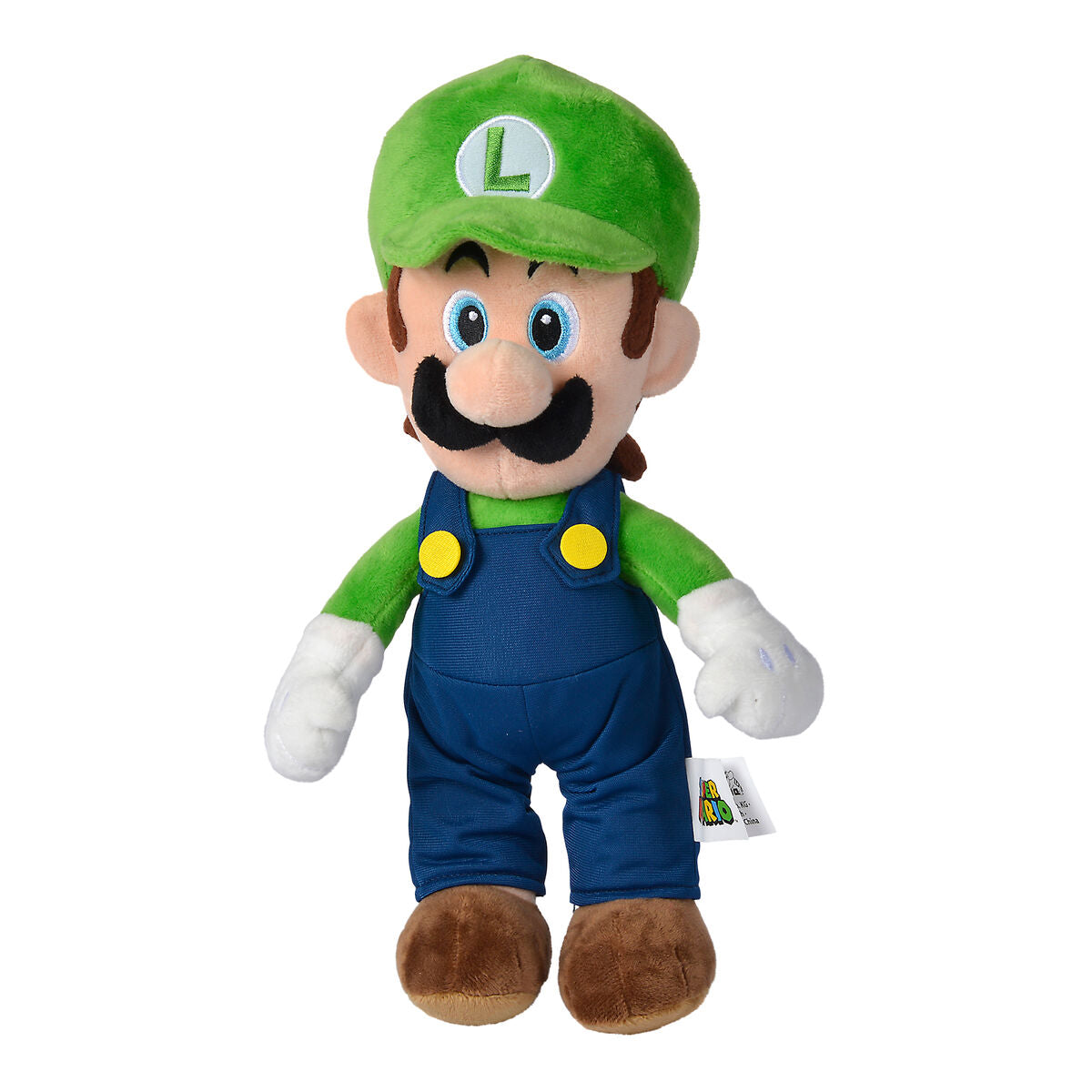 Luigi Peluche 30cm | Super Mario Nintendo | Diseño Oficial | Juego y Decoración | Simba Toys