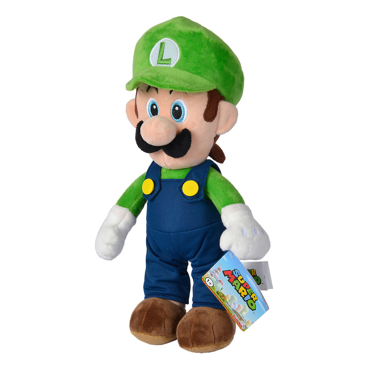 Luigi Peluche 30cm | Super Mario Nintendo | Diseño Oficial | Juego y Decoración | Simba Toys