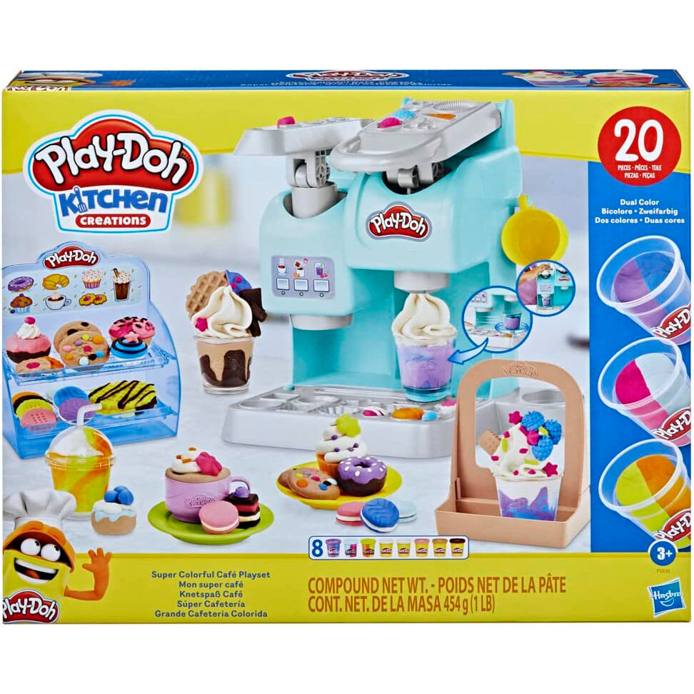 Juguete play - doh super cafetera colorida playset