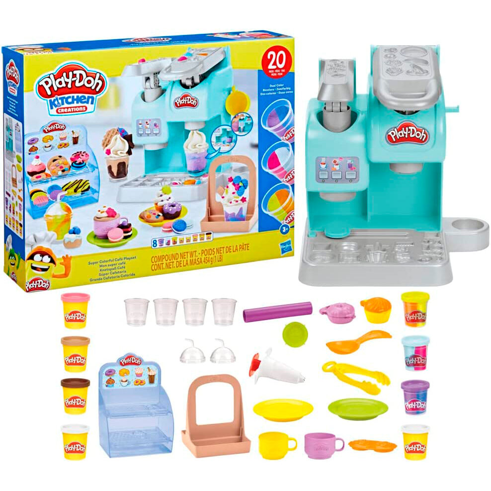 Juguete play - doh super cafetera colorida playset