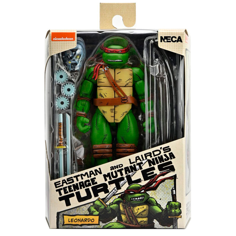 Figura NECA | Leonardo | TMNT Mirage Comics Return to New York | 18 cm | Coleccionista