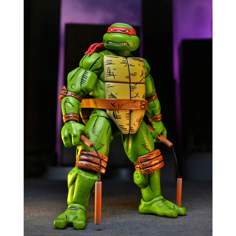 Figura NECA | Michelangelo | TMNT Mirage Comics Return to New York | 18 cm | Coleccionista