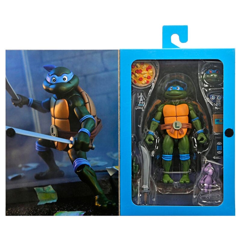 Figura NECA | Ultimate Leonardo VHS | TMNT Scale Action | 18 cm | Coleccionista