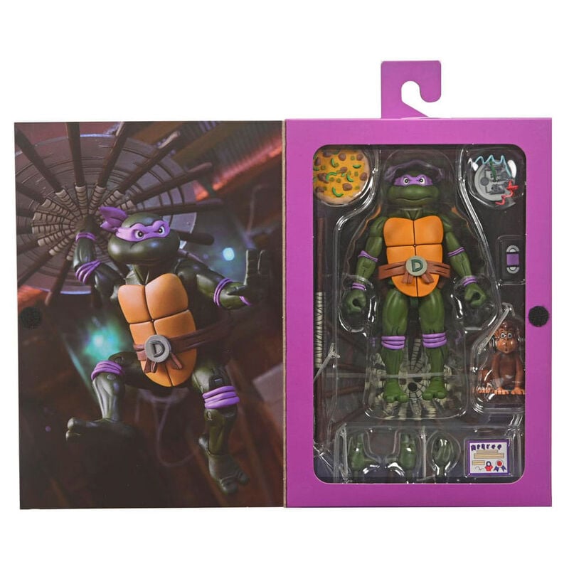 Figura NECA | Ultimate Donatello VHS | TMNT Scale Action | 18 cm | Coleccionista