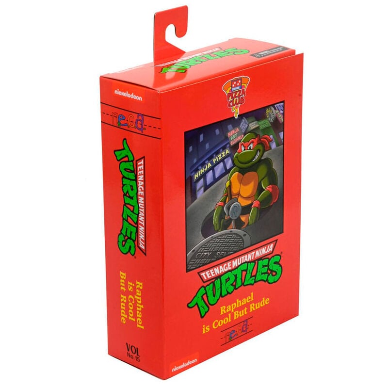 Figura NECA | Ultimate Raphael VHS | TMNT Scale Action | 18 cm | Coleccionista