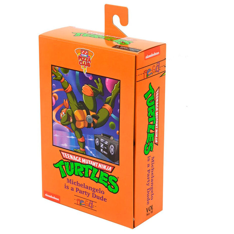 Figura NECA | Ultimate Michelangelo VHS | TMNT Scale Action | 18 cm | Coleccionista