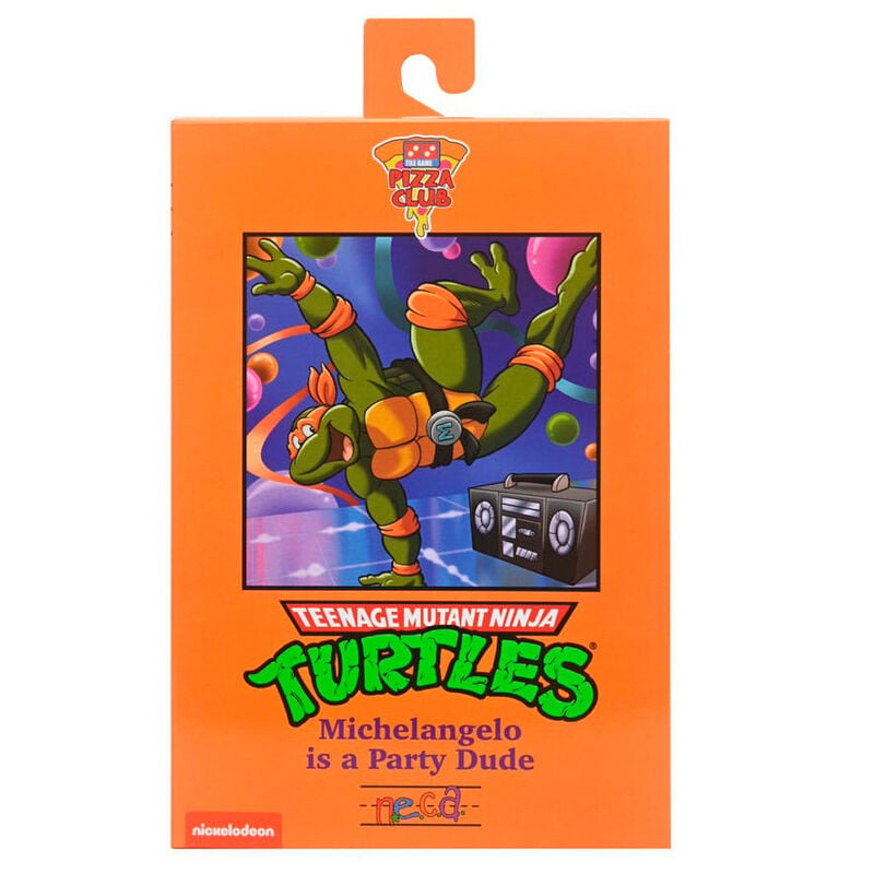 Figura NECA | Ultimate Michelangelo VHS | TMNT Scale Action | 18 cm | Coleccionista