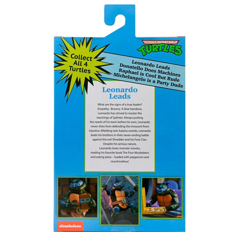 Figura NECA | Ultimate Leonardo VHS | TMNT Scale Action | 18 cm | Coleccionista