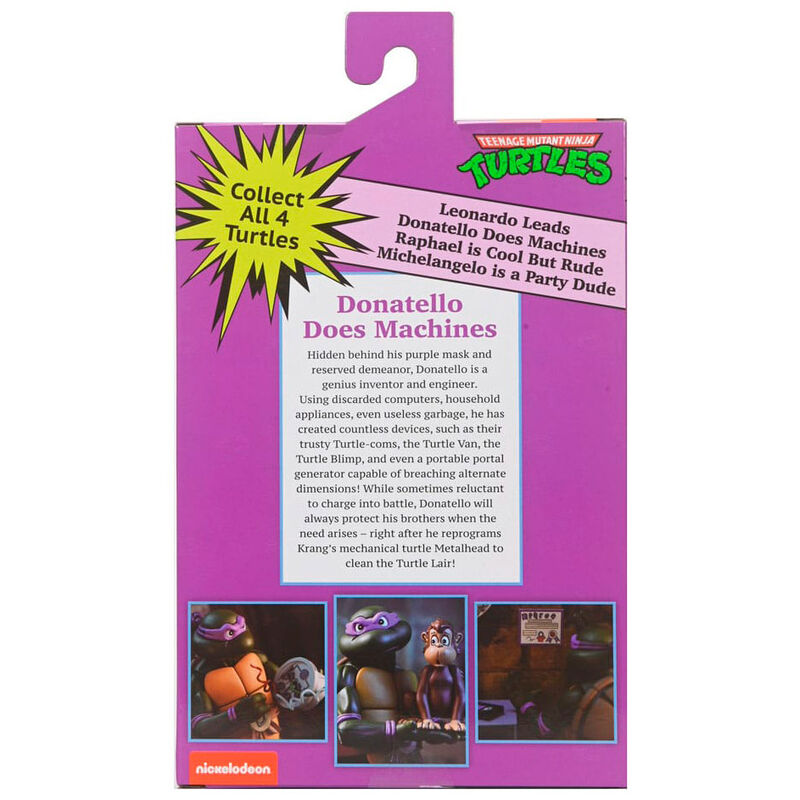 Figura NECA | Ultimate Donatello VHS | TMNT Scale Action | 18 cm | Coleccionista