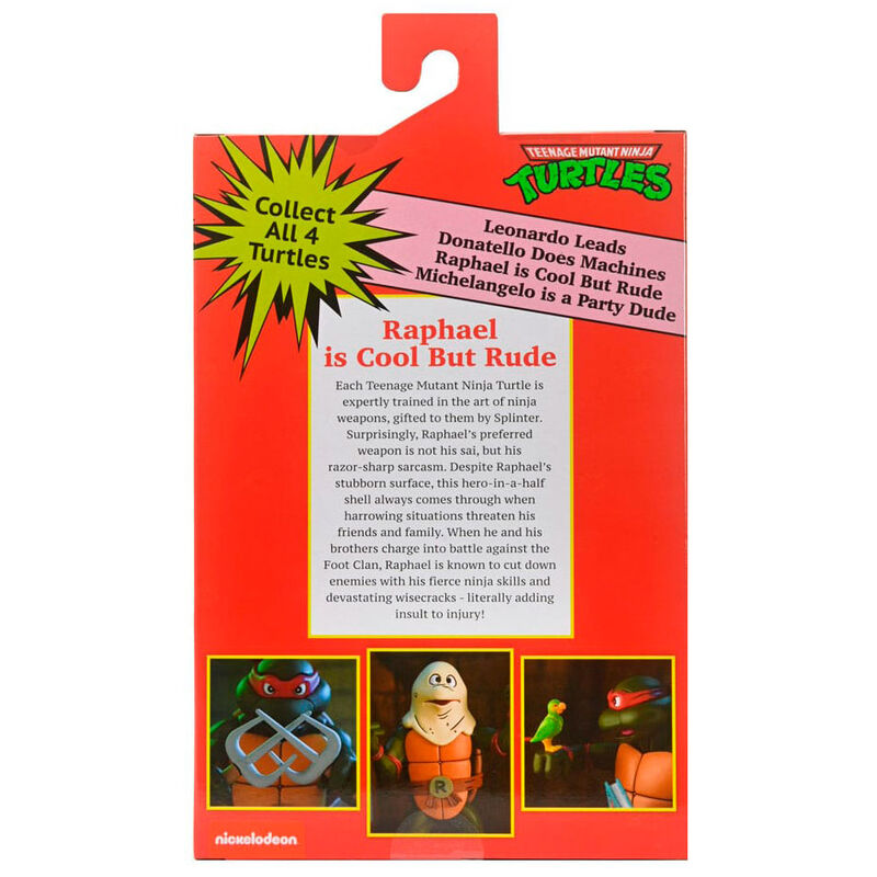 Figura NECA | Ultimate Raphael VHS | TMNT Scale Action | 18 cm | Coleccionista