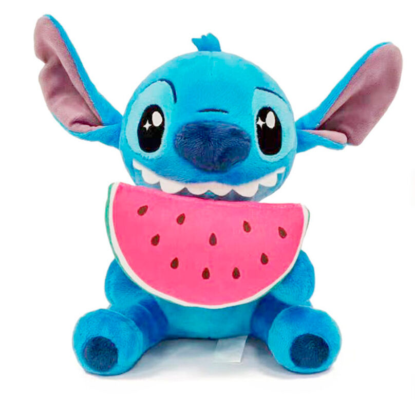 Stitch con Sandía Peluche 25 cm | Disney Lilo & Stitch | Diseño Oficial Veraniego | Colección y Regalo | Simba Toys