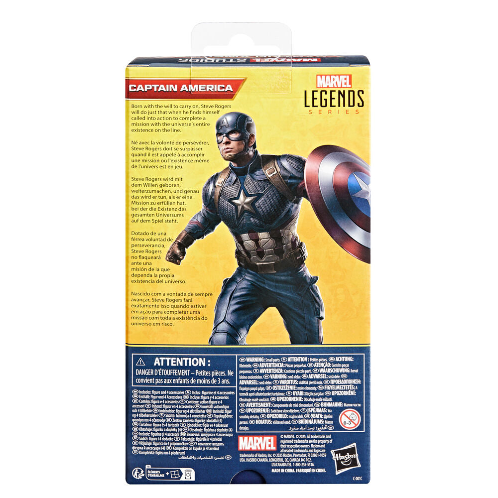 Figura hasbro marvel legends series capitn