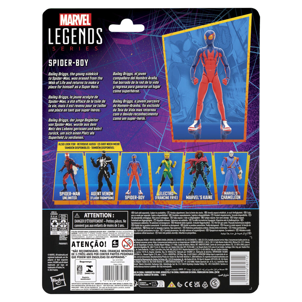 Figura hasbro marvel legends series spider - man