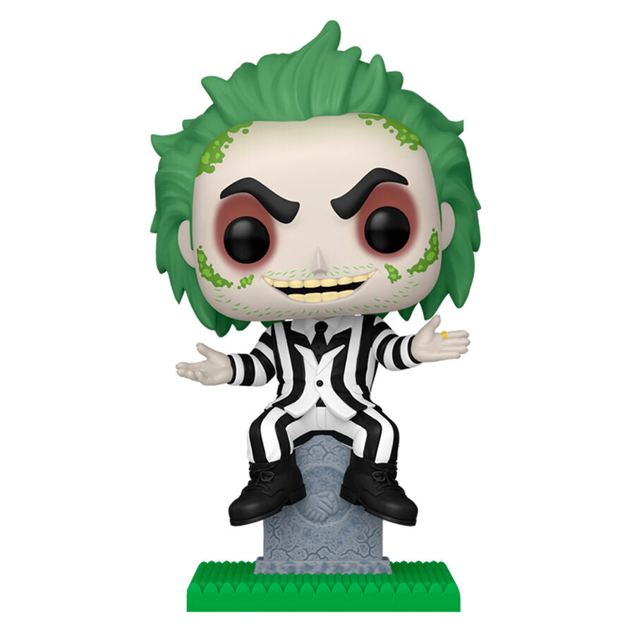Funko pop beetlejuice on tombstone
