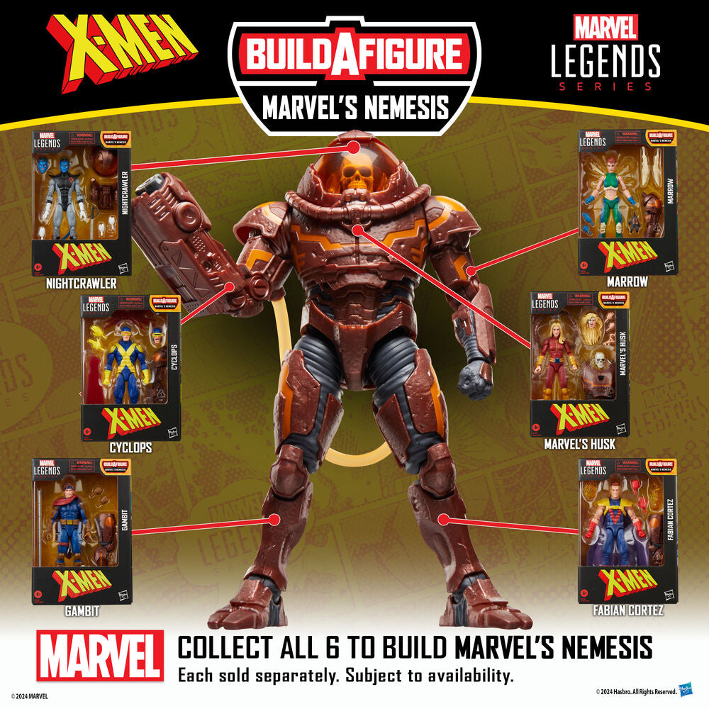 Figura hasbro marvel legends series build