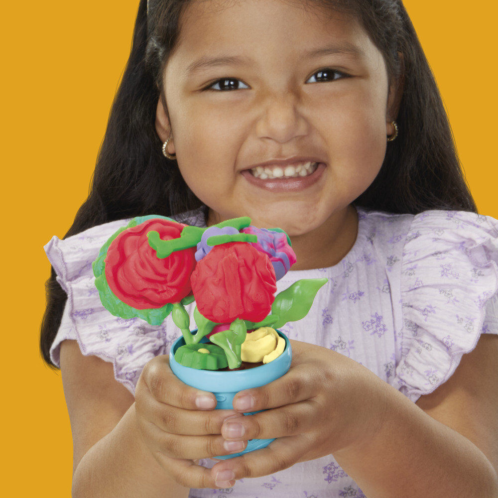 Juego hasbro play - doh blooming flowers