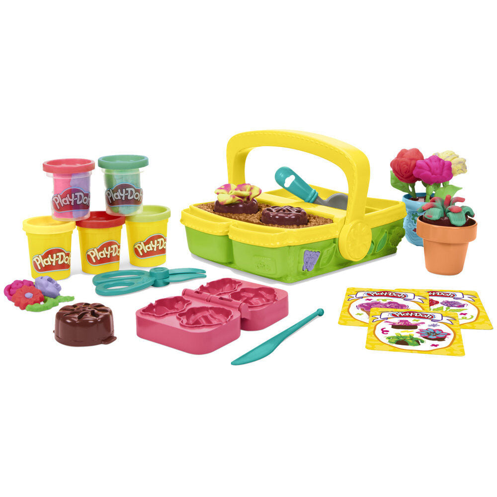 Juego hasbro play - doh blooming flowers