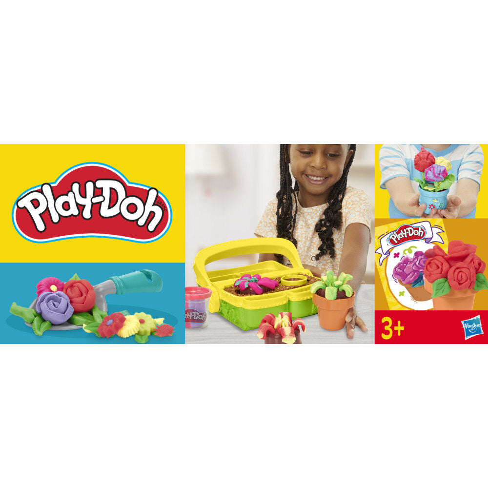 Juego hasbro play - doh blooming flowers