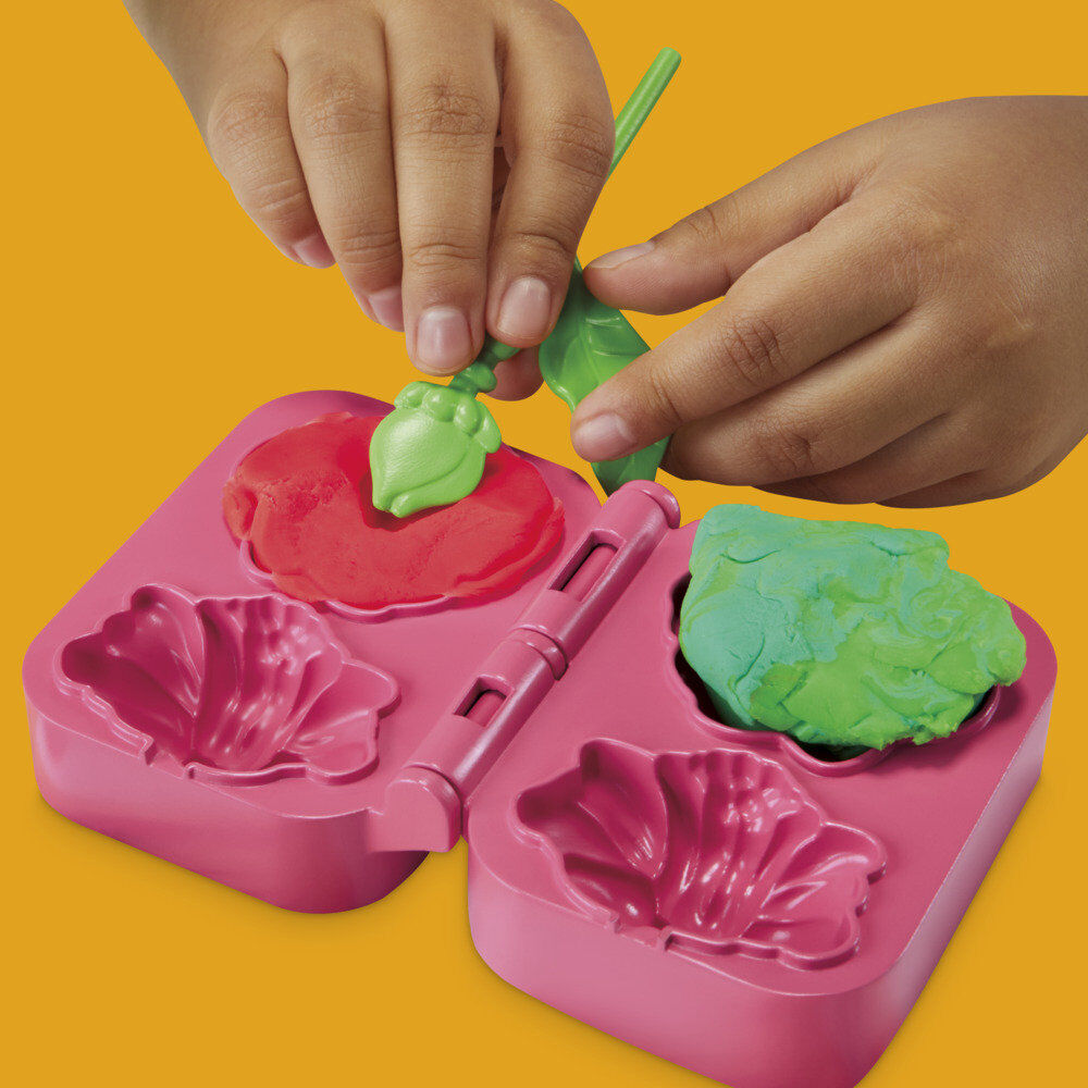 Juego hasbro play - doh blooming flowers