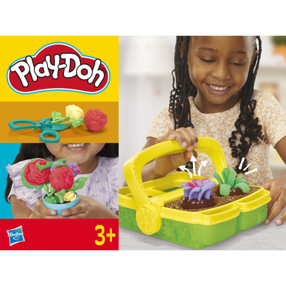 Juego hasbro play - doh blooming flowers