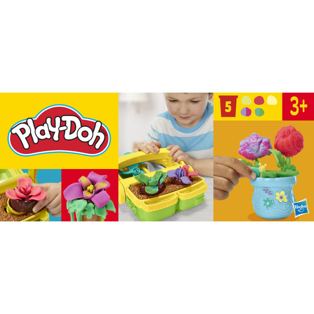 Juego hasbro play - doh blooming flowers
