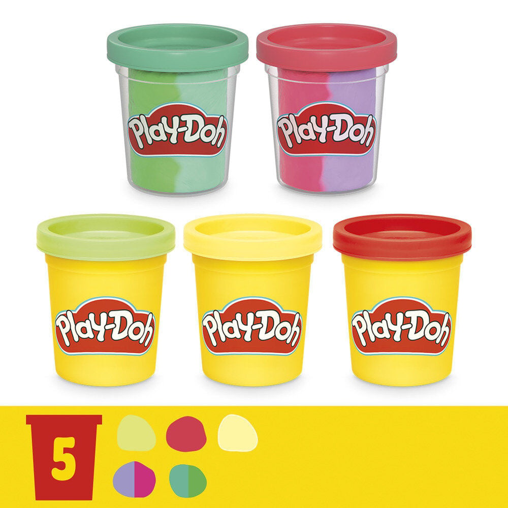Juego hasbro play - doh blooming flowers
