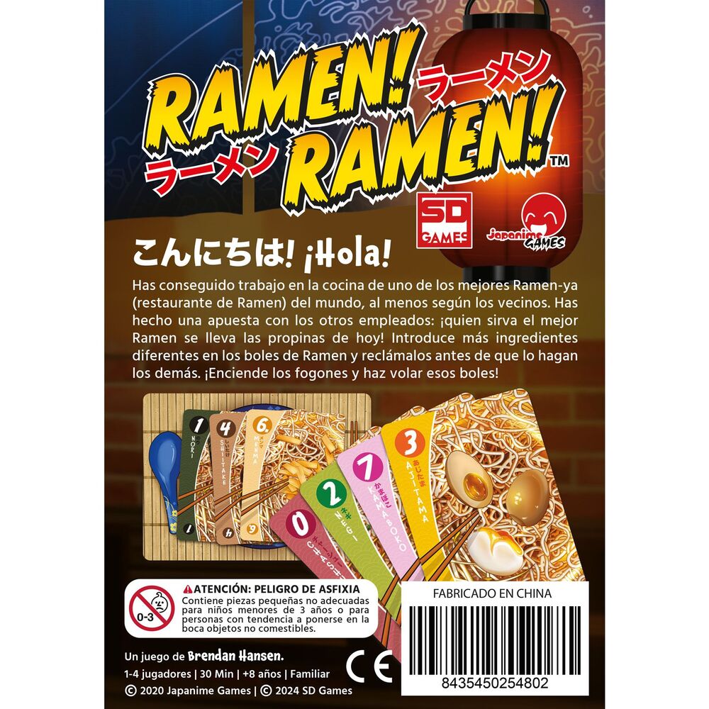 Juego mesa ramen! ramen!