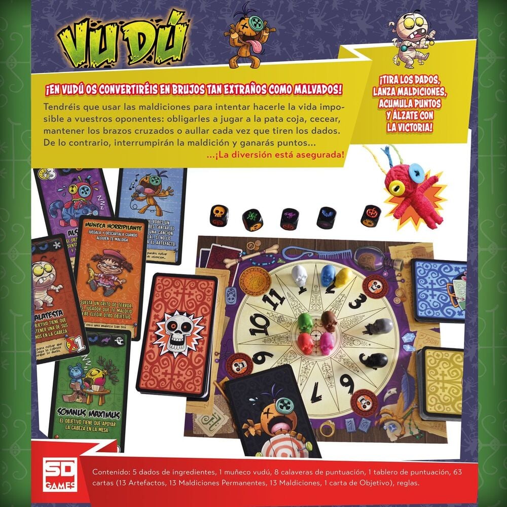 Vudú | Juego de Mesa de Maldiciones y Humor | SD Games