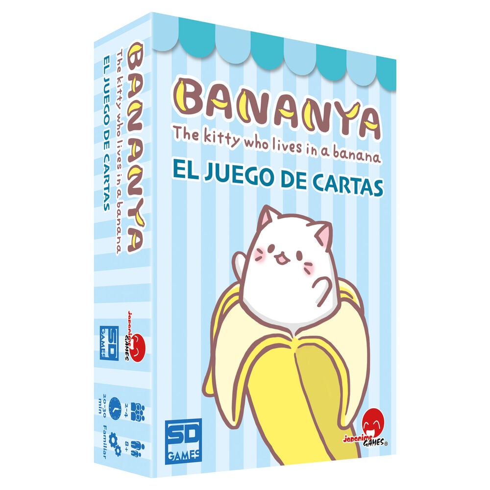 Bananya: El Juego de Cartas | Juego de Cartas Kawaii de Licencia Anime | SD Games