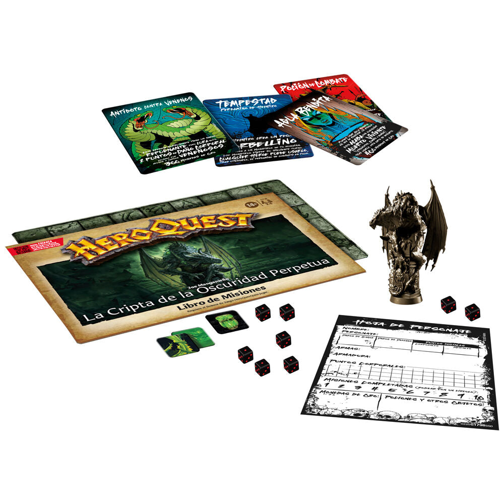 Expansion juego mesa heroquest la cripta