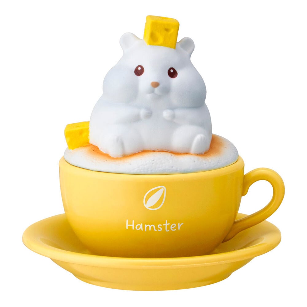 Figura Charalatte Animal | Coleccionable Sorpresa 3D Arte Latte | Con Chicle y Estuche | Bandai