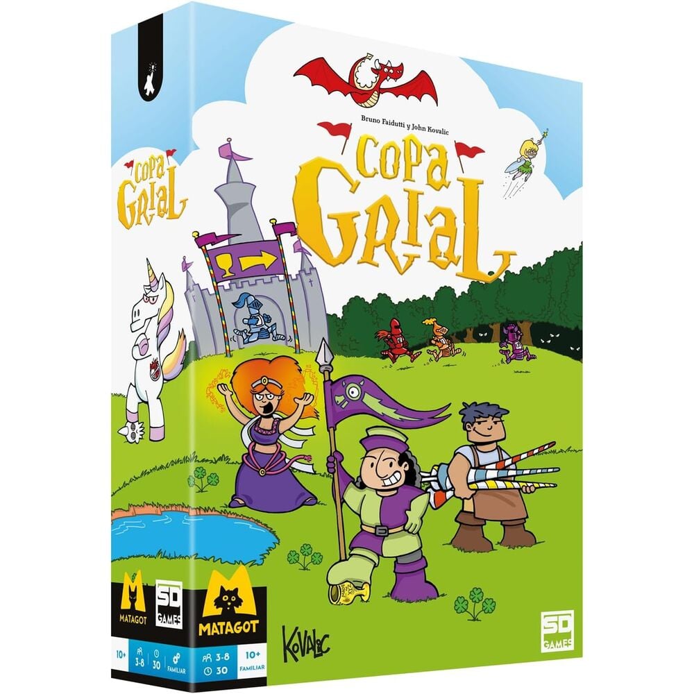 Copa Grial | Juego de Cartas de Carrera y Roles Ocultos Medieval | SD Games