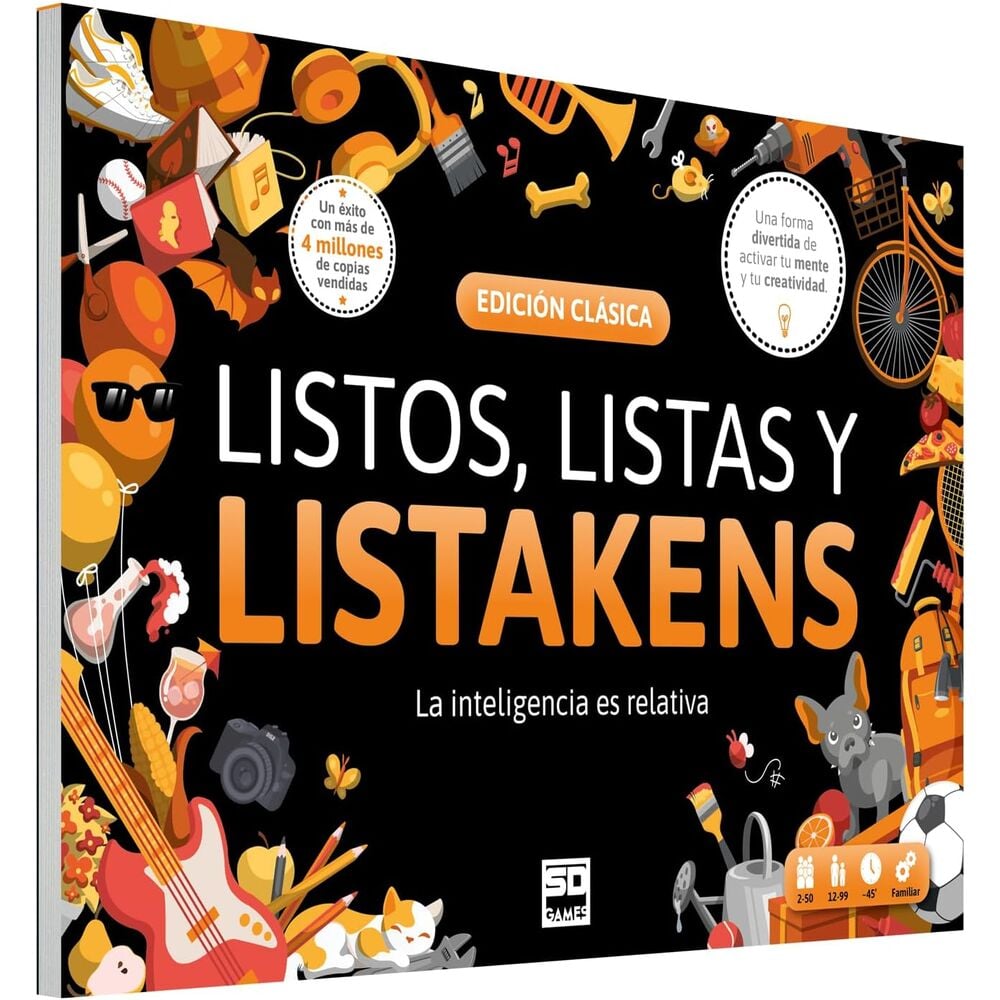 Listos, Listas y Listakens | Edición Clásica | Juego de Mesa de Palabras | SD Games