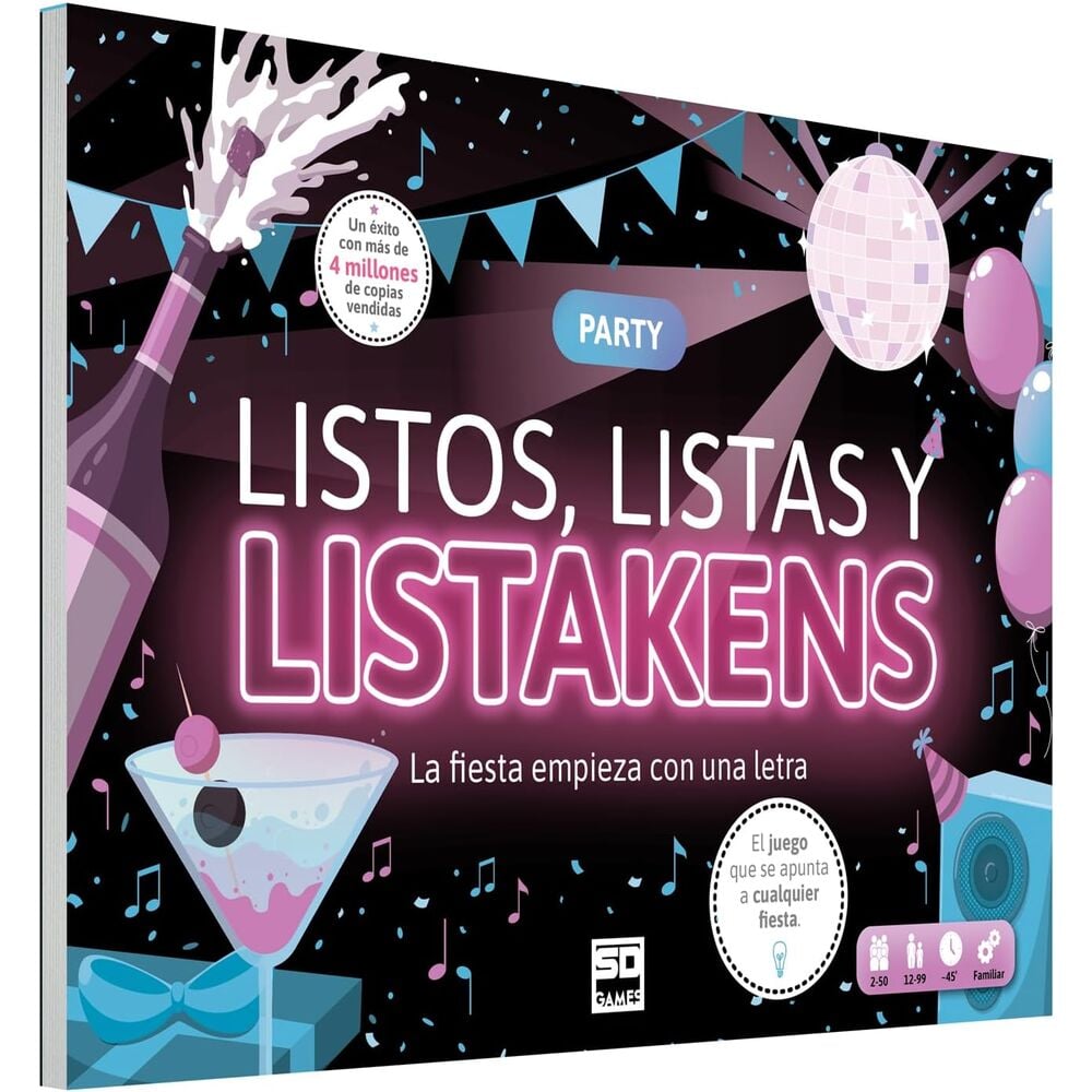 Listos, Listas y Listakens Party | Juego de Mesa de Palabras | SD Games