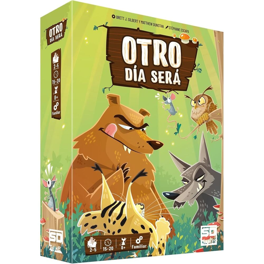 Otro Día Será | Juego de Mesa de Deducción y Faroleo Animal | SD Games