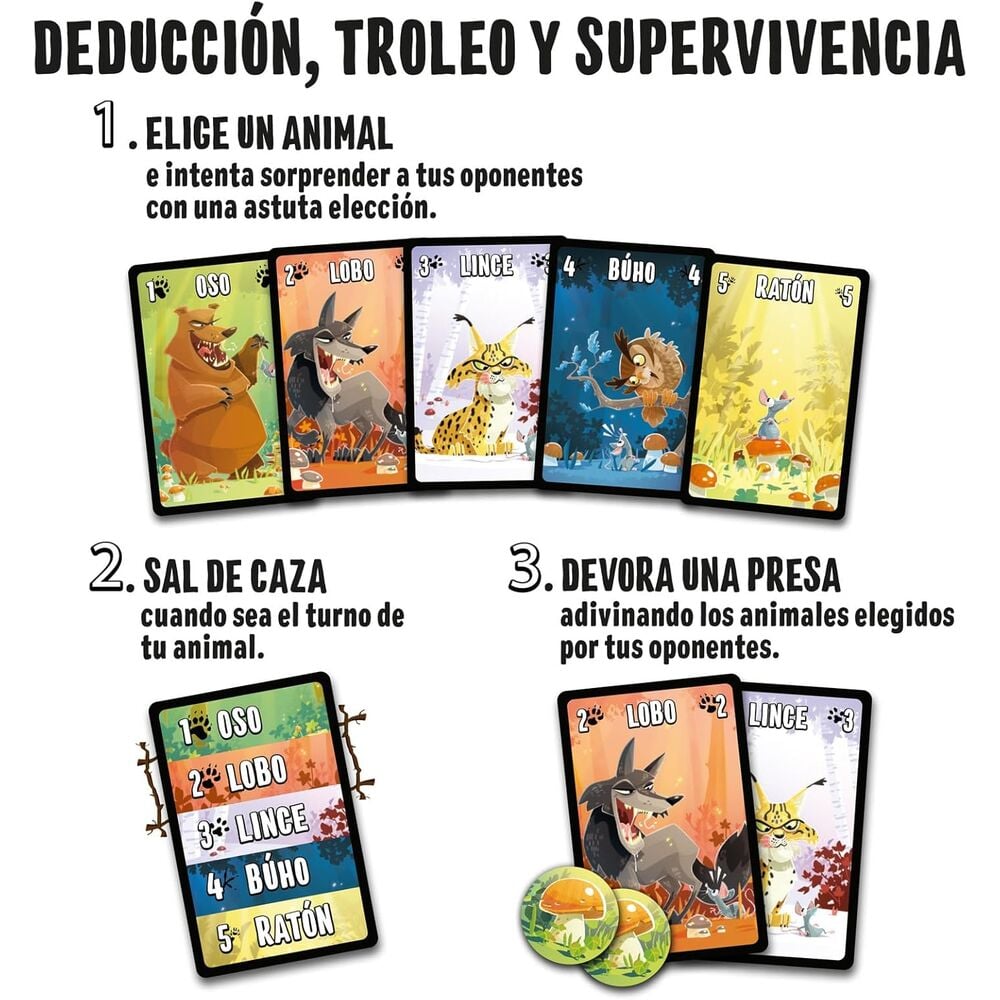 Otro Día Será | Juego de Mesa de Deducción y Faroleo Animal | SD Games