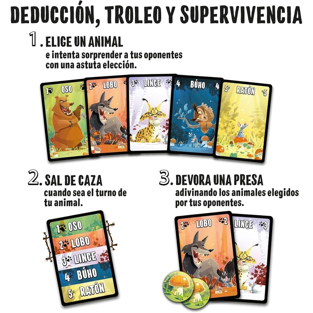 Otro Día Será | Juego de Mesa de Deducción y Faroleo Animal | SD Games