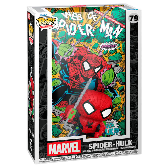 Funko Pop! Comic Covers Spider-Hulk | Web of Spider-Man #79 | Marvel