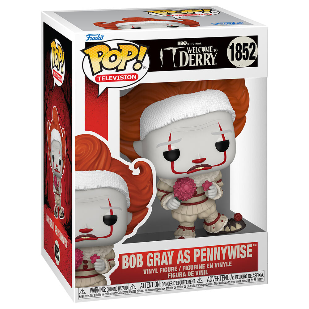 Funko Pop! Bob Gray as Pennywise #1852 | IT: Welcome to Derry | Figura Vinilo