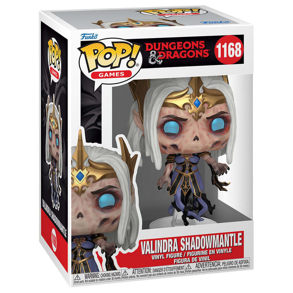 Funko Pop! Valindra Shadowmantle | Dungeons & Dragons | Figura Vinilo Coleccionista