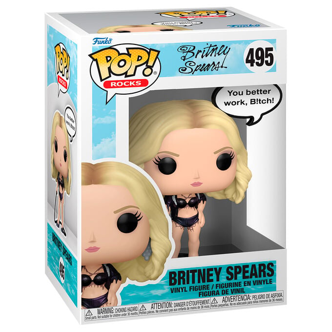 Funko Pop! Britney Spears #495 | You Better Work | POP! Sayings
