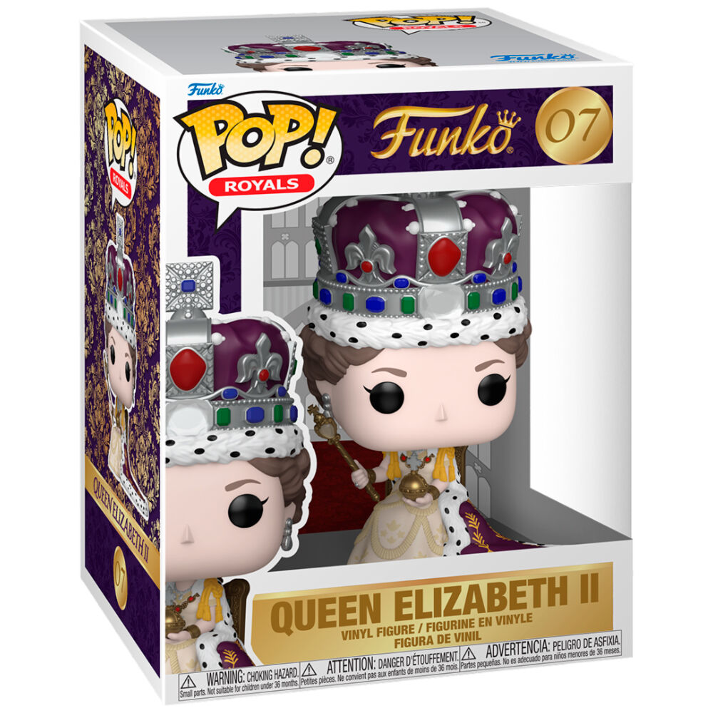 Funko Pop! Premium Reina Isabel II #07 | Figura Vinilo Coleccionista