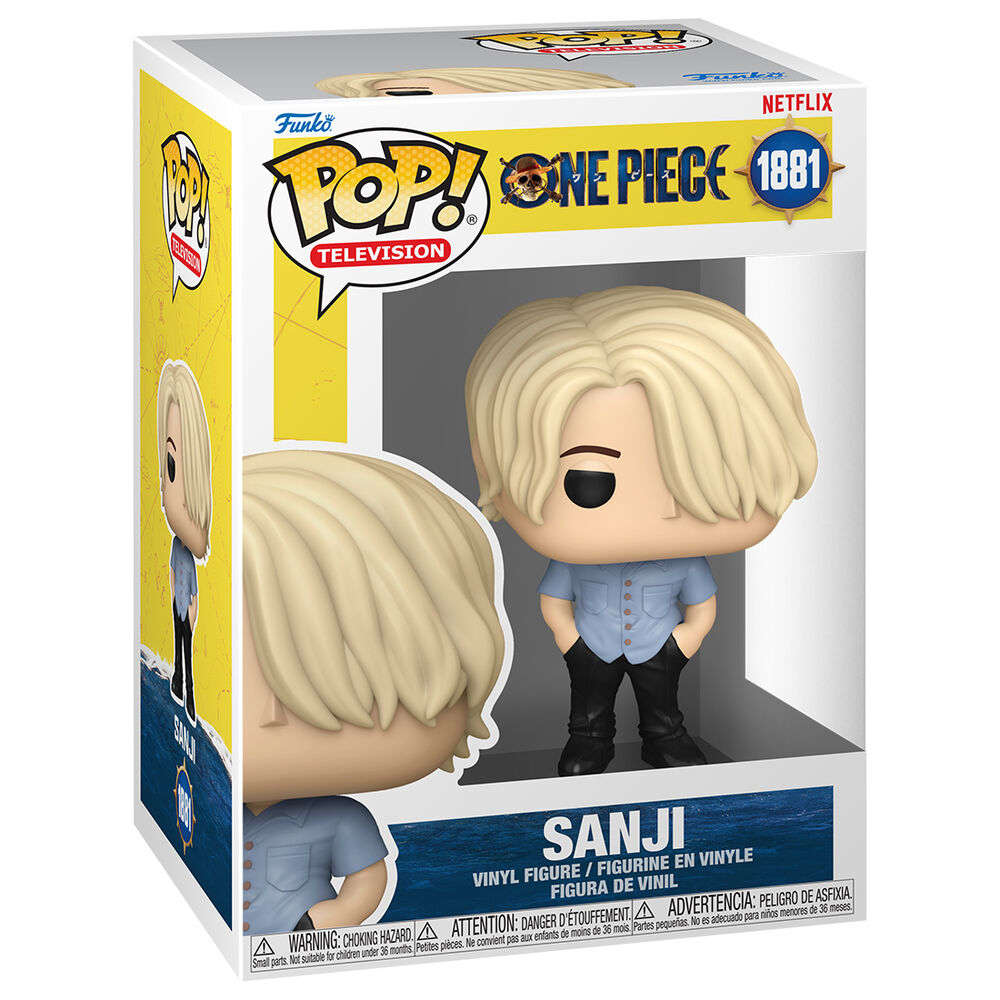 Funko Pop! Sanji (Live Action) #1879 | One Piece | Figura Vinilo Coleccionista