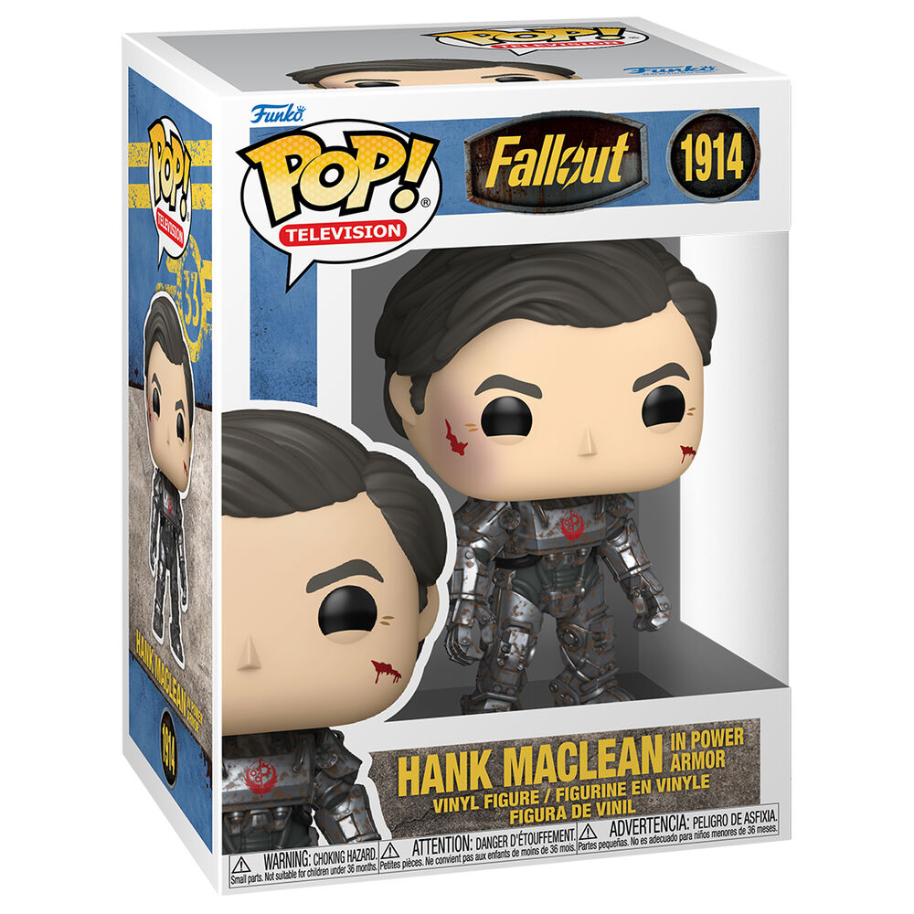 Funko Pop! Hank MacLean in Power Armor #1914 | Fallout | Figura Vinilo