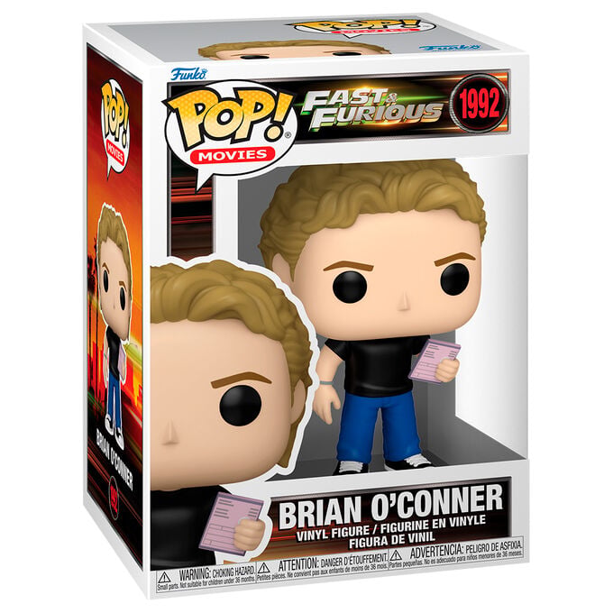 Funko Pop! Brian O'Conner #1992 | The Fast and the Furious | 25 Aniversario