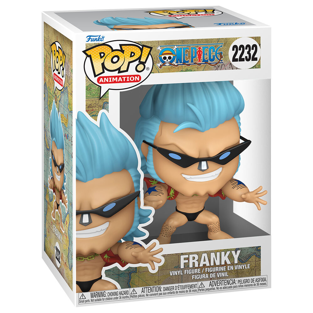 Funko Pop! Franky | One Piece | POP! Animation Refresh | Figura Vinilo Coleccionista