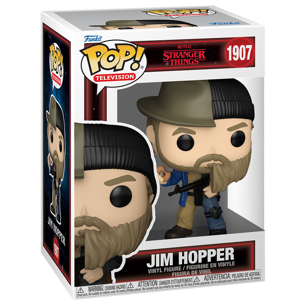 Funko Pop! Jim Hopper #1907 | Stranger Things | Netflix | Figura Vinilo