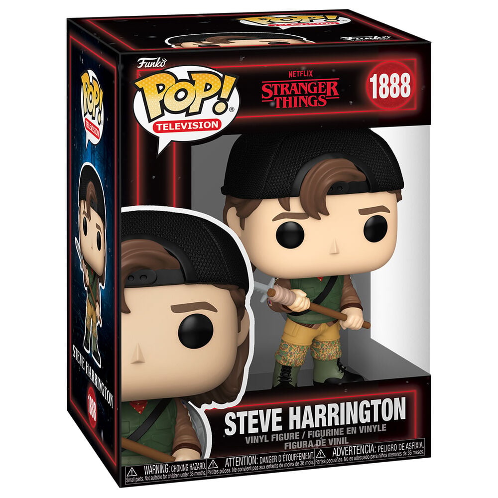 Funko Pop! Steve Harrington #1888 | Stranger Things | Netflix | Figura Vinilo