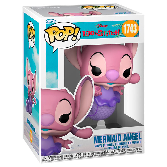 Funko Pop! Mermaid Angel Stitch | Lilo & Stitch | Disney | Figura Vinilo