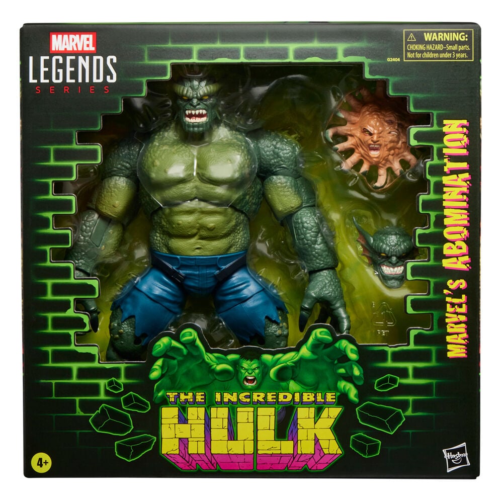 Figura Hasbro Marvel Legends Series Abomination | The Incredible Hulk | 15cm Coleccionista